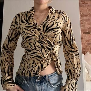 H&M long sleeve blouse